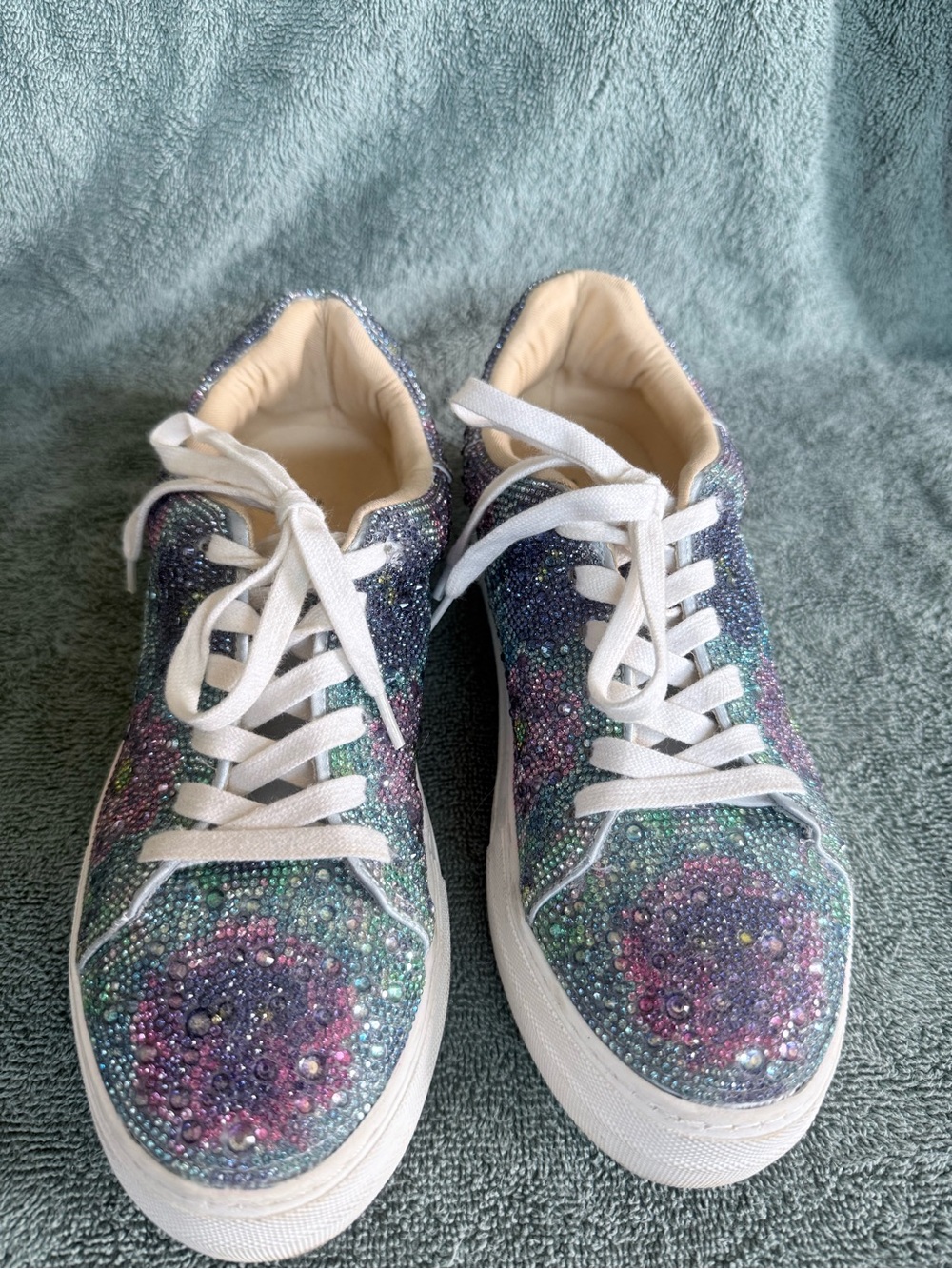 Betsey Johnson Crystal tennis shoe
